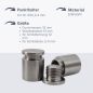 Preview: Schildhalterung  Edelstahl 003_ 2 mm